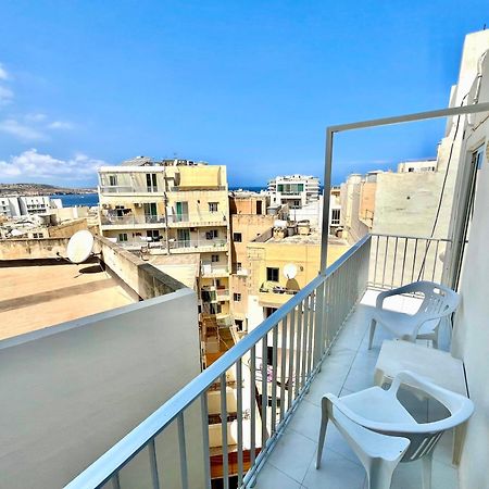 Spacious 2Br Penthouse With A Large Front-Terrace - Close To Bugibba Perched Beach San Pawl il-Baħar Extérieur photo